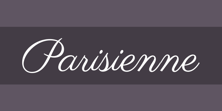 Parisienne Font Free Download For Mac